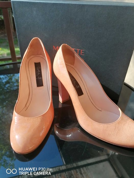 Vând pantofi din piele ,cu toc Musette Nr 36,5