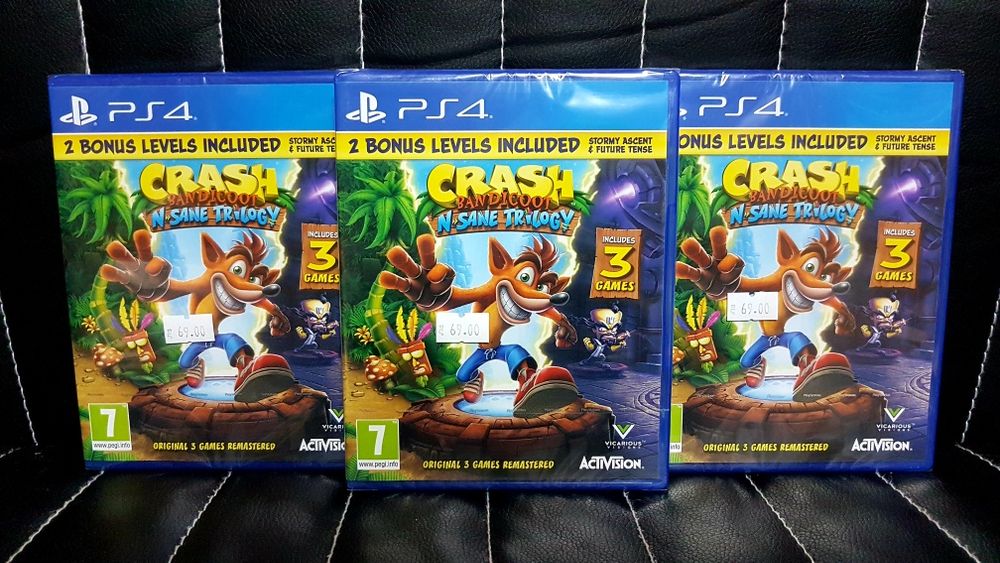 Чисто нова игра Crash Bandicoot N-sane Trilogy за PS4