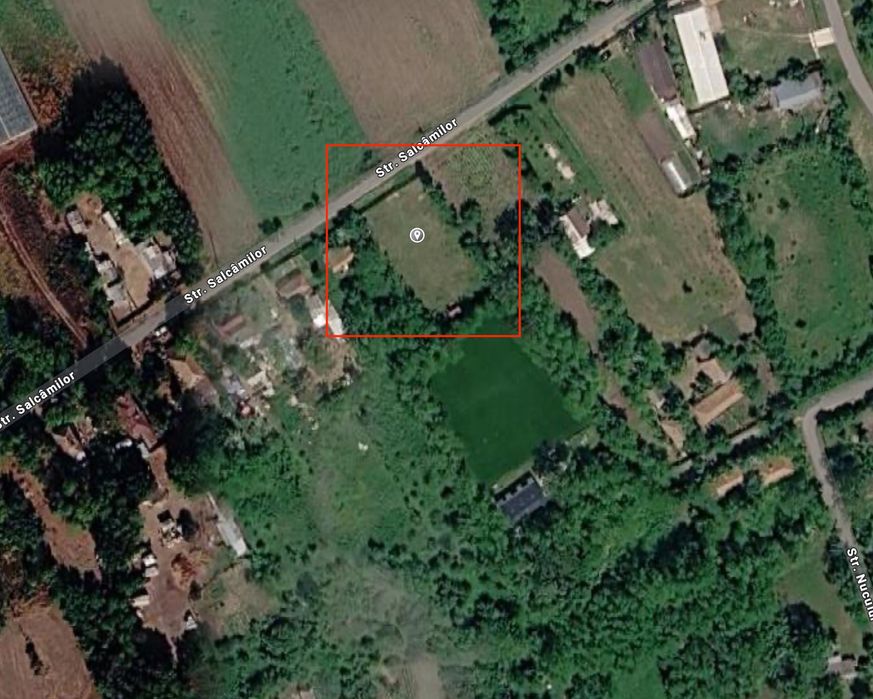 Teren intravilan 1200mp, imprejmuit. Sat Merii Petchii, comuna Nuci