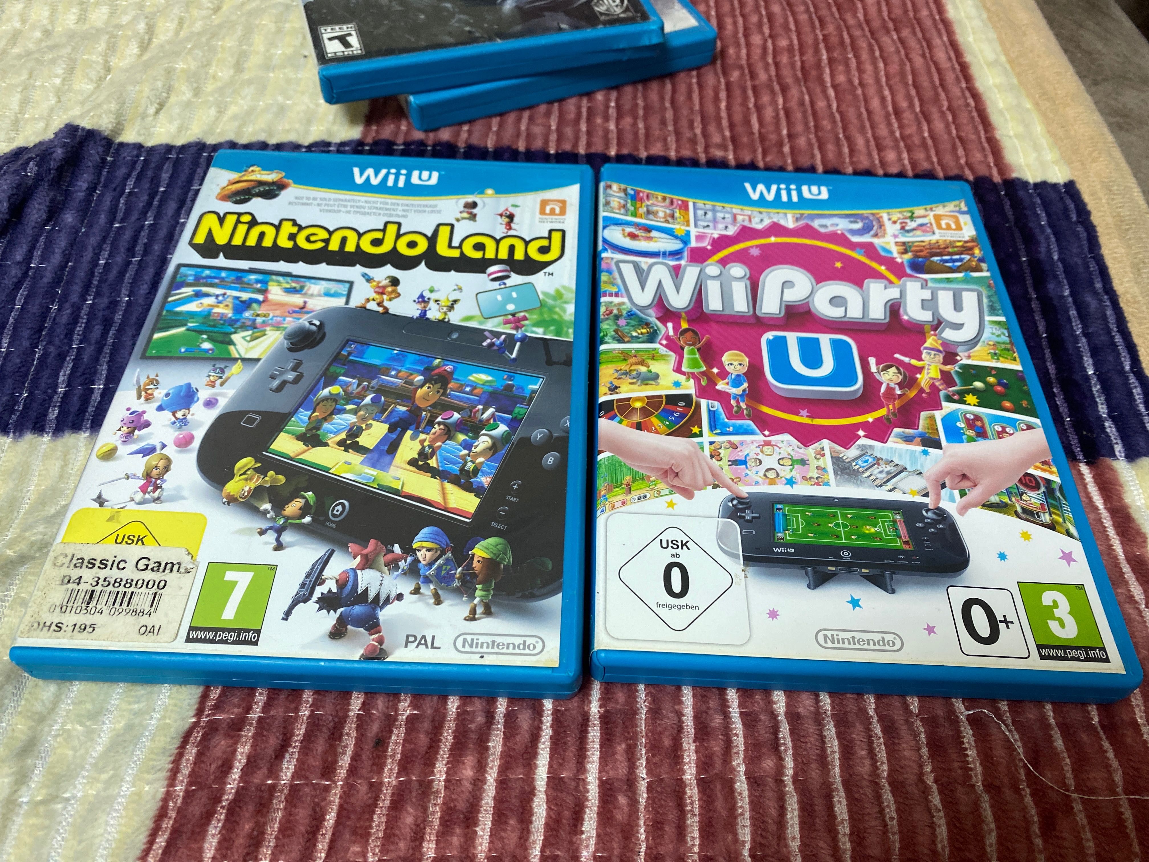 Продам игры для Nintendo Wii U (wiiu). Wii party U, nintendo land.: 5 000  тг. - Игры для приставок Алматы на Olx