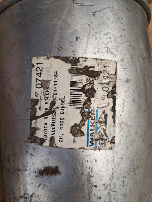 Ауспух нов WALKER  50/21 см 10 евро