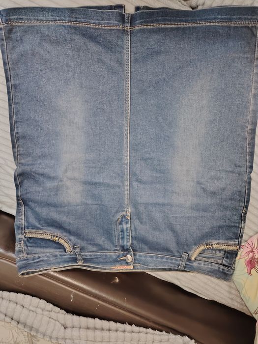 Юбка джинсовая большой размер