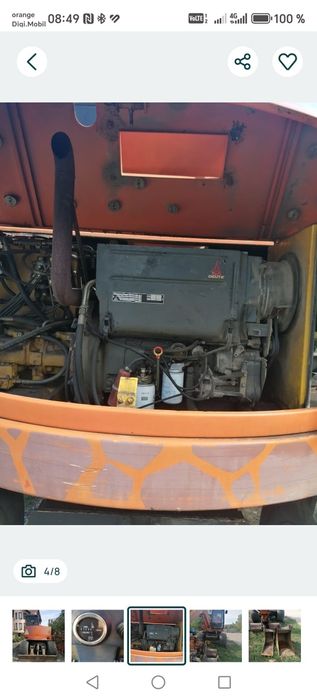 Fiat hitachi 6 tone pe roti