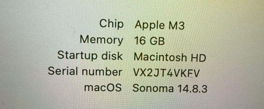 Macbook Air 13 16gb 512 SSD
