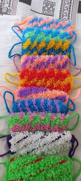 Вязаные носки ,варежки,мачалки