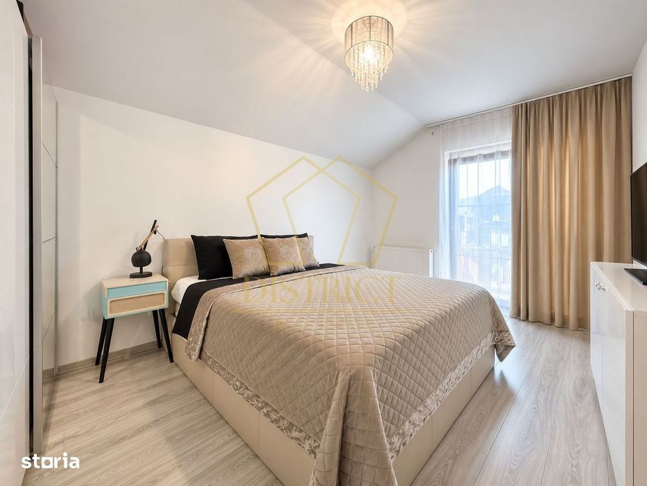 Apartament cu 2 camere mobilat | Etajul 1 | 57 mp utili | in Giroc la