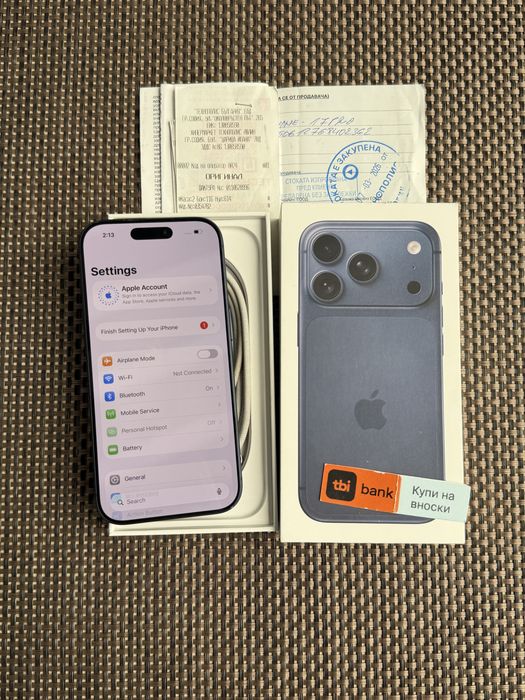 100% iPhone 17 Pro / DEEP BLUE *256Gb*ЛИЗИНГ TBI APPLE Айфон 17 про