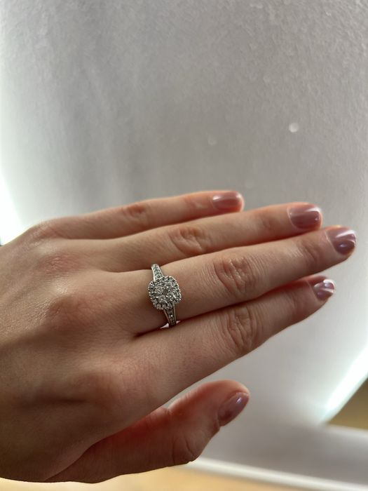 Inel logodnă Teilor - diamant natural