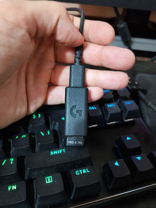 Logitech G pro x TKL Tactile(GX Brown) - Безжична геймърска клавиатура