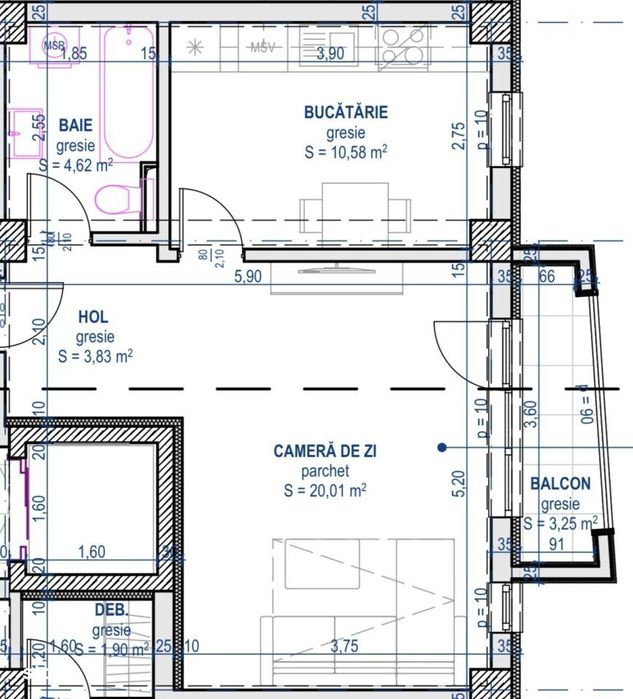 Centru Civic, Apartament La Bloc Nou, Finalizat