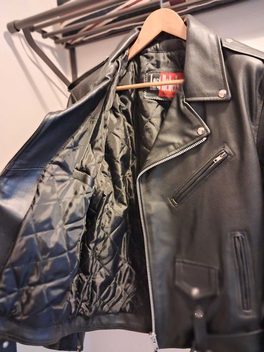 Geaca de motor Last Rebels, piele de vita, model clasic, noua.