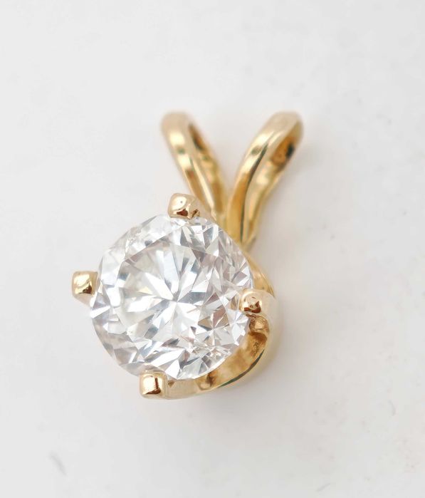 Pandativ aur 14k cu diamant 0.63ct