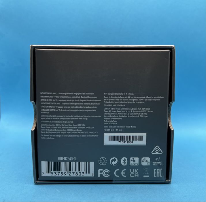 НОВ!!! Часовник GARMIN FENIX 7 Silver/Graphite