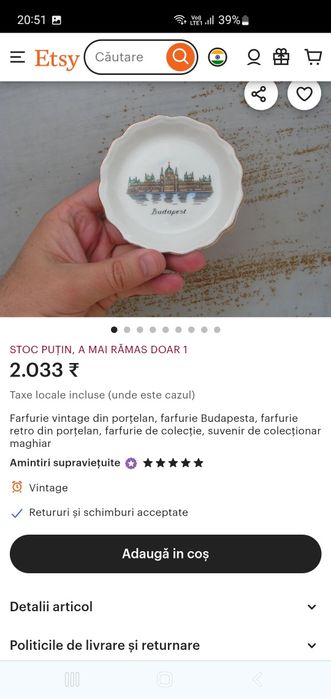 Farfurie colectie portelan