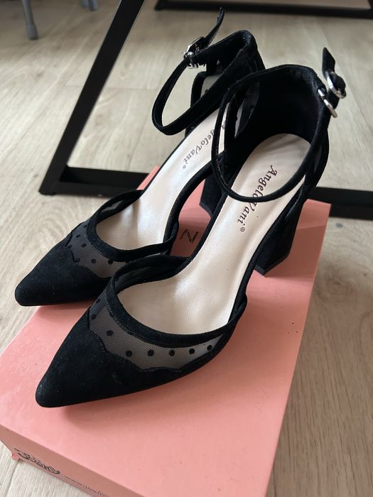 Туфли натуральная замша