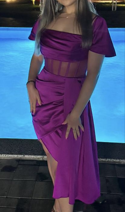 Rochie fuchsia, marimea 38