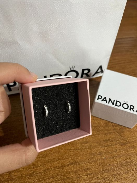 Серьги - кольца Pandora