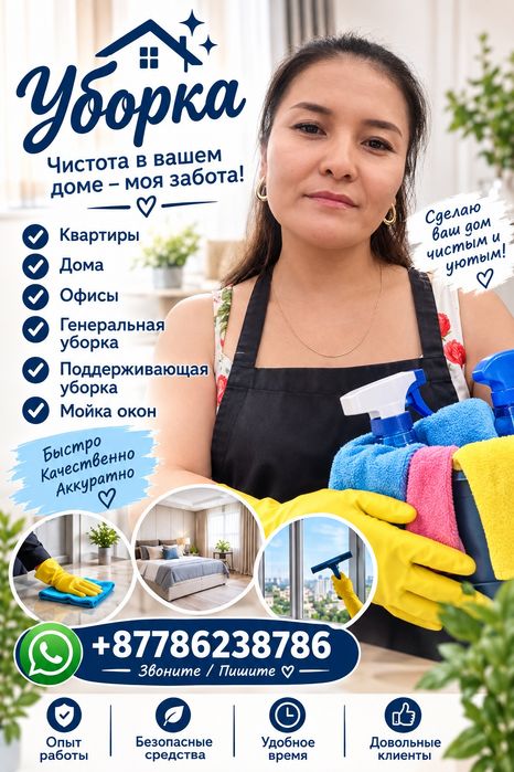 Клининг уборка домов