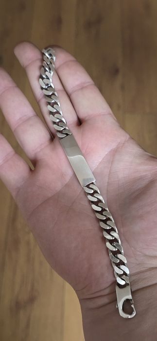 Brățară argint masivă