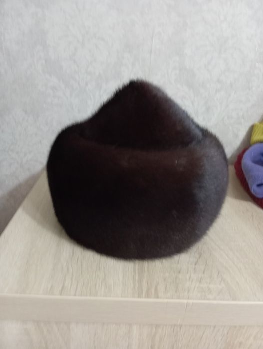 Норка шапка состояние хорошее