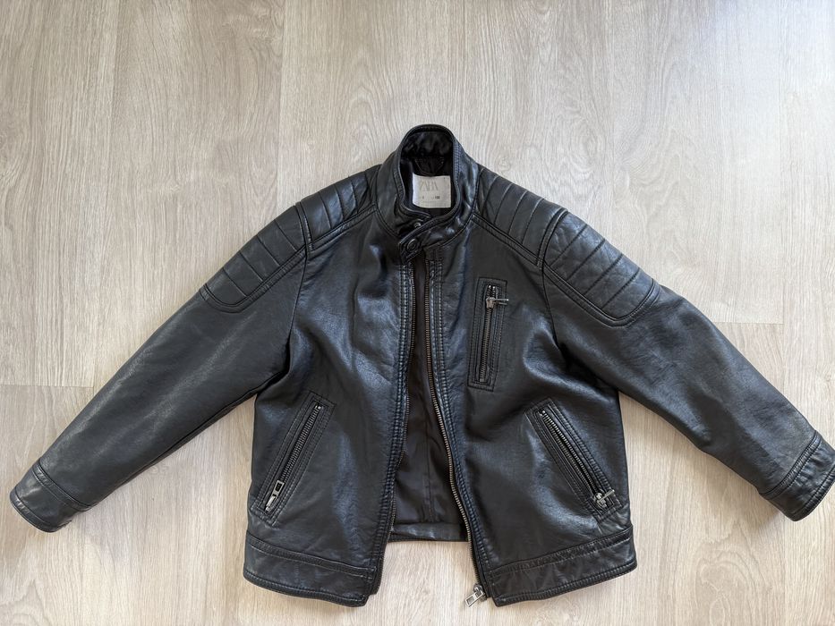 Vand geaca de piele naturala Zara, 122cm