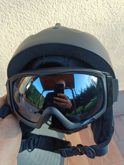 Vând cască schi/ski Etape mărimea L  53-5t și ochelari reaper  folosit