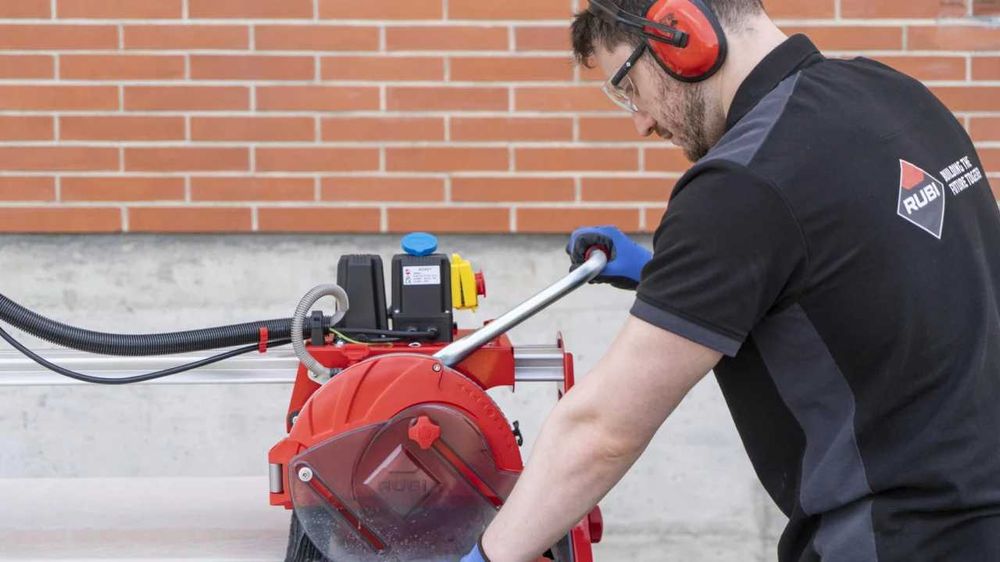 Masina de taiat gresie, faianta si placi 98cm, 1.1kW, DC-250 850 PYTHON 230V-50 Hz. - RUBI-56941