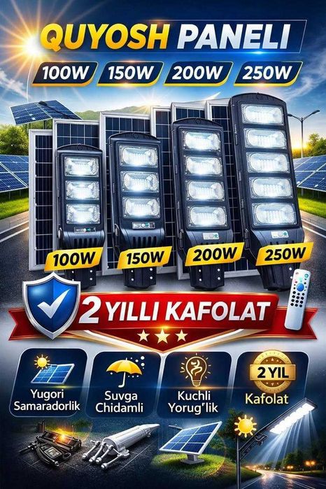 Quyoshli Projektorlar 100w