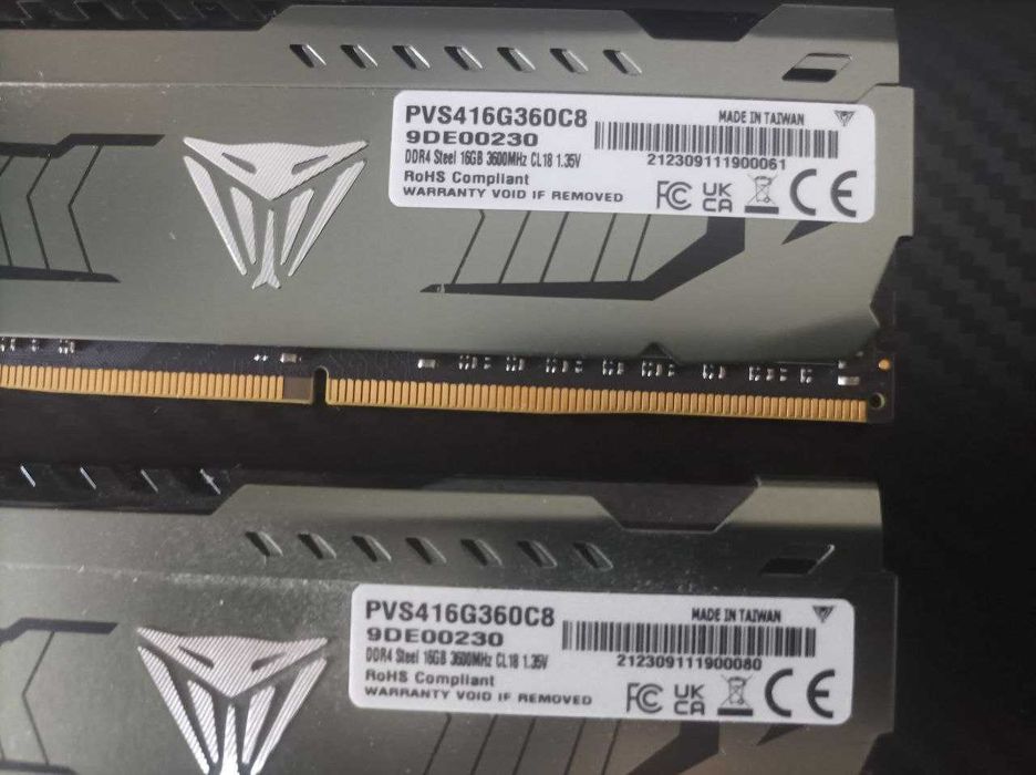 Memorie Patriot Viper Steel 16x2GB  32gb DDR4 3600MHz CL18