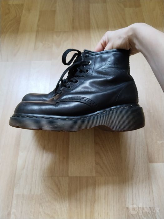 Dr Martens черные кожаные ботинки Англия , унисекс, размер 38