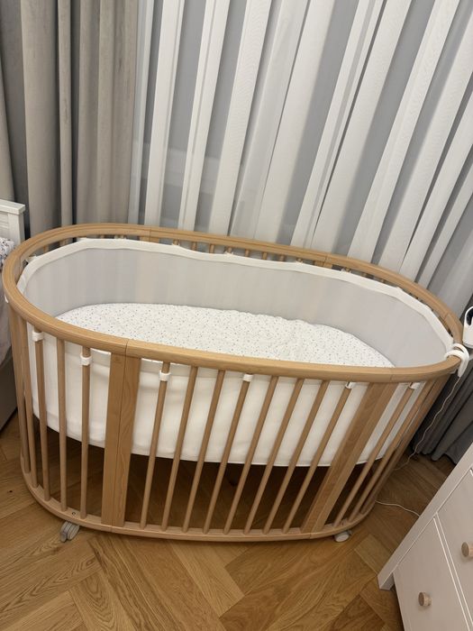 Patut Stokke Sleepi + saltea + accesorii
