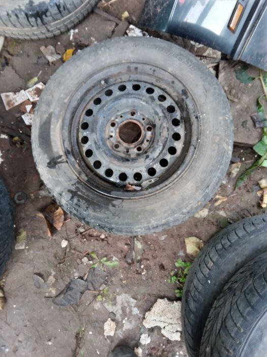 Железни джанти с гуми за БМВ е46, е36