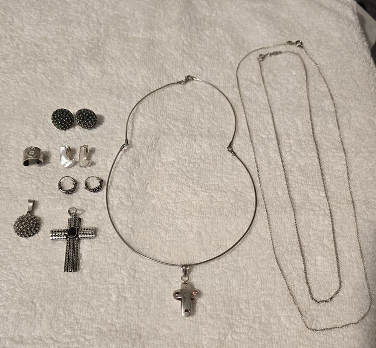 Сребърни бижута  разнообразни