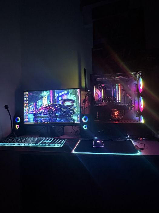 Setup PC gaming Complet Monitor+periferice High end
