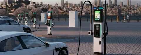 AC-chargers. Elektr car uchun zamonaviy zaryatlash stansiyasi