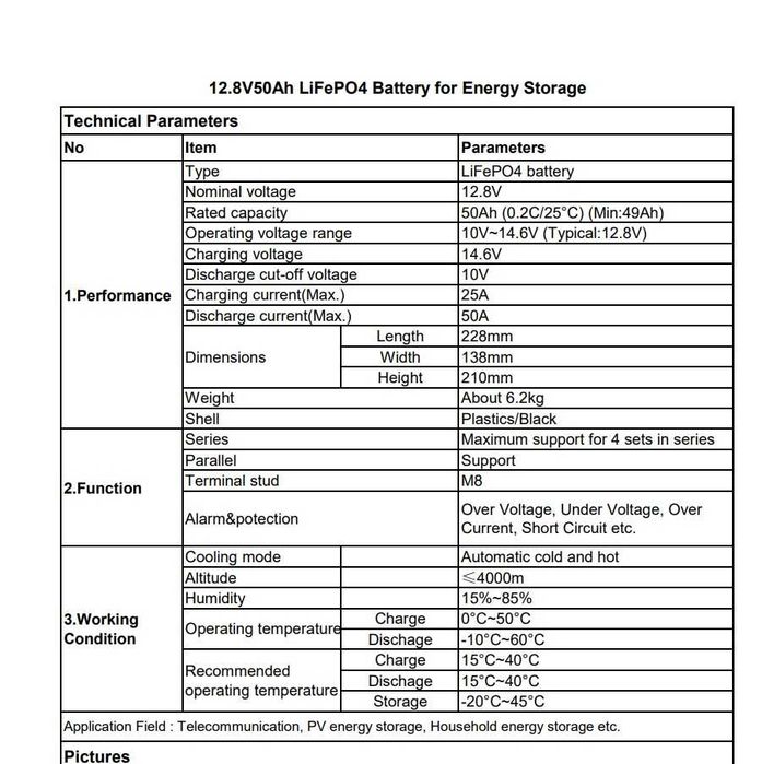 НОВО 50ач 12v Lifepo4 Акумулатор Литиево желязо фосфатен ТЯГОВ 50ah