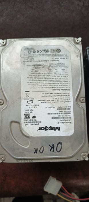 HDD la bor b/u ishlidi hammasi 500GB 320GB 250GB 160GB