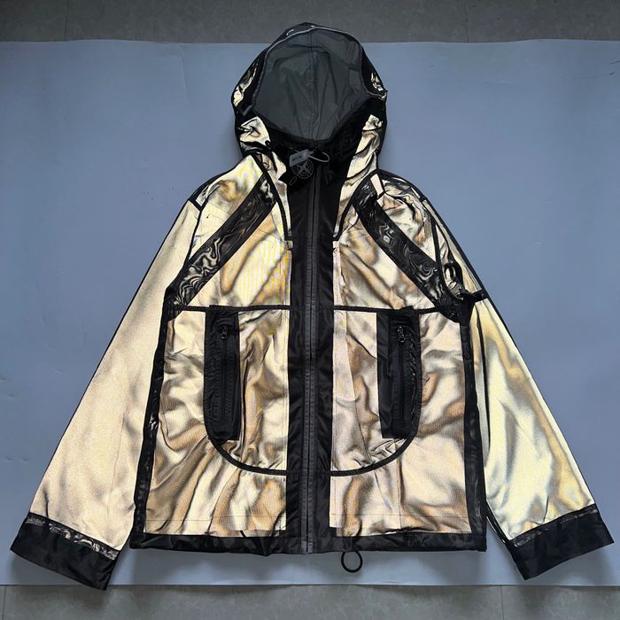 Stone Island 2006 Reflective Mesh Reflective Jacket