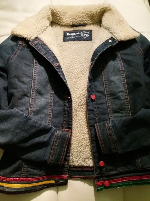 Geaca de blugi imblanita Desigual