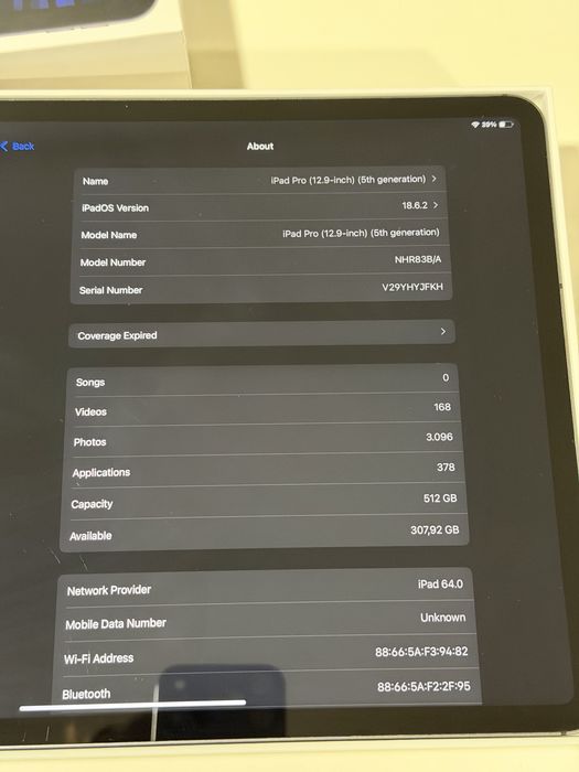 iPad Pro 12.9" 512GB WiFi+Cellular 5th generation