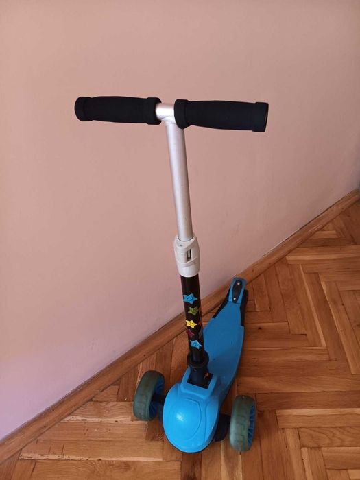 Тротинетка Kikka Boo Jett Blue + каска