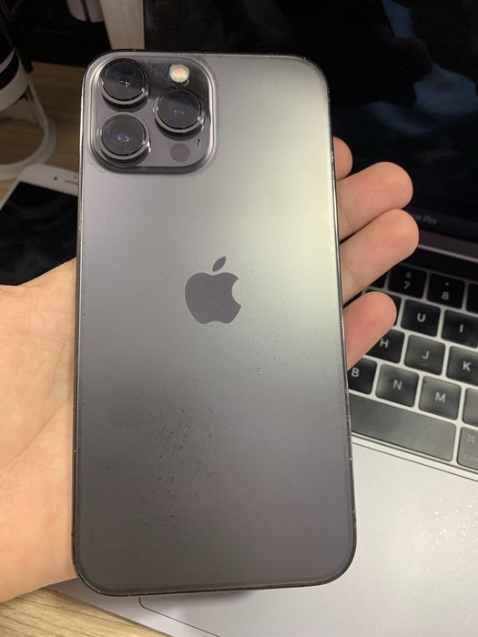 13 pro max , 128GB, graphite, Karobka bor