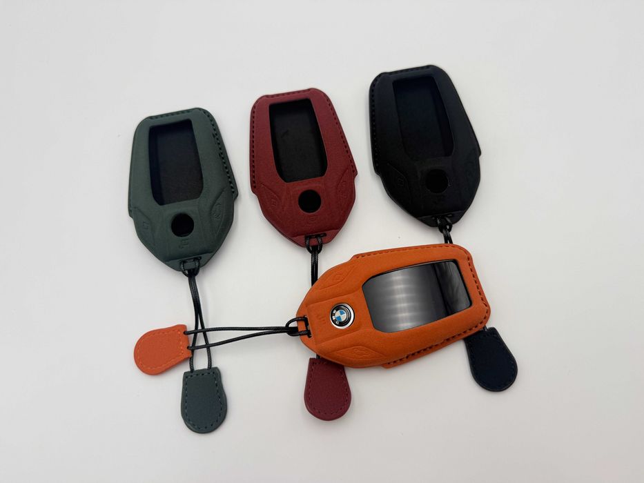 Husa Protecție BMW Display Key – Microfibră Premium Tip Alcantara [Seria 7, Seria 5, X5, X7]