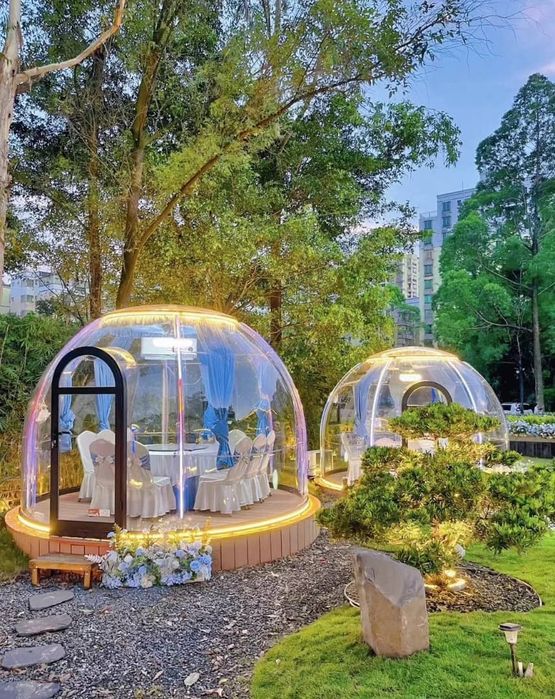 Tent cort glamping iglu