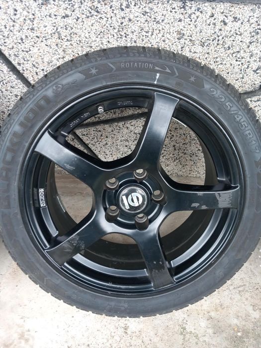 Продавам джанти Sparco  RTT 524 - 7Jx17 - 5x114.3 - с гуми 4 броя.