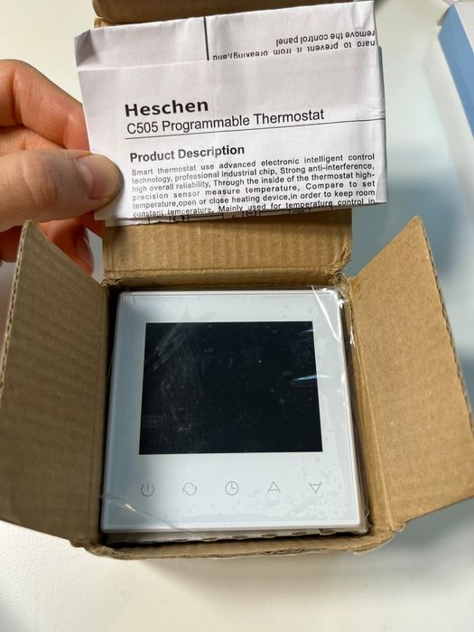 Termostat incastrabil pentru centrala gaz boiler etc