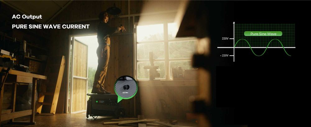 5000W Водоустойчив Генератор за ток без гориво VITO W5 Power Station