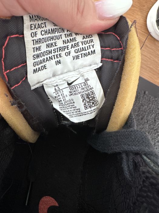Nike Blazer Mid '77 Jumbo "Black Bright Crimson"