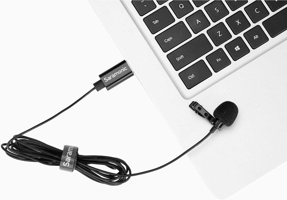 Microfon Lavaliera Saramonic SR-ULM10 USB-A Cablu 2m PC Mac Laptop