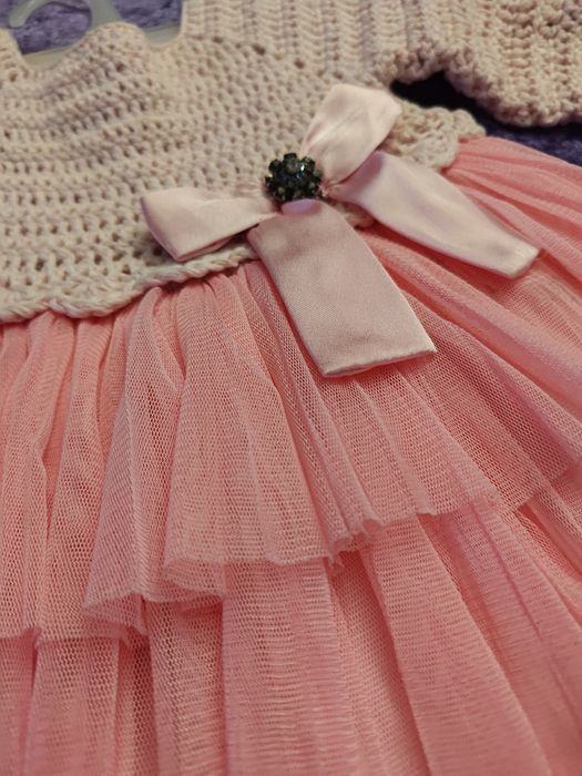 Rochiță de botez fetiță